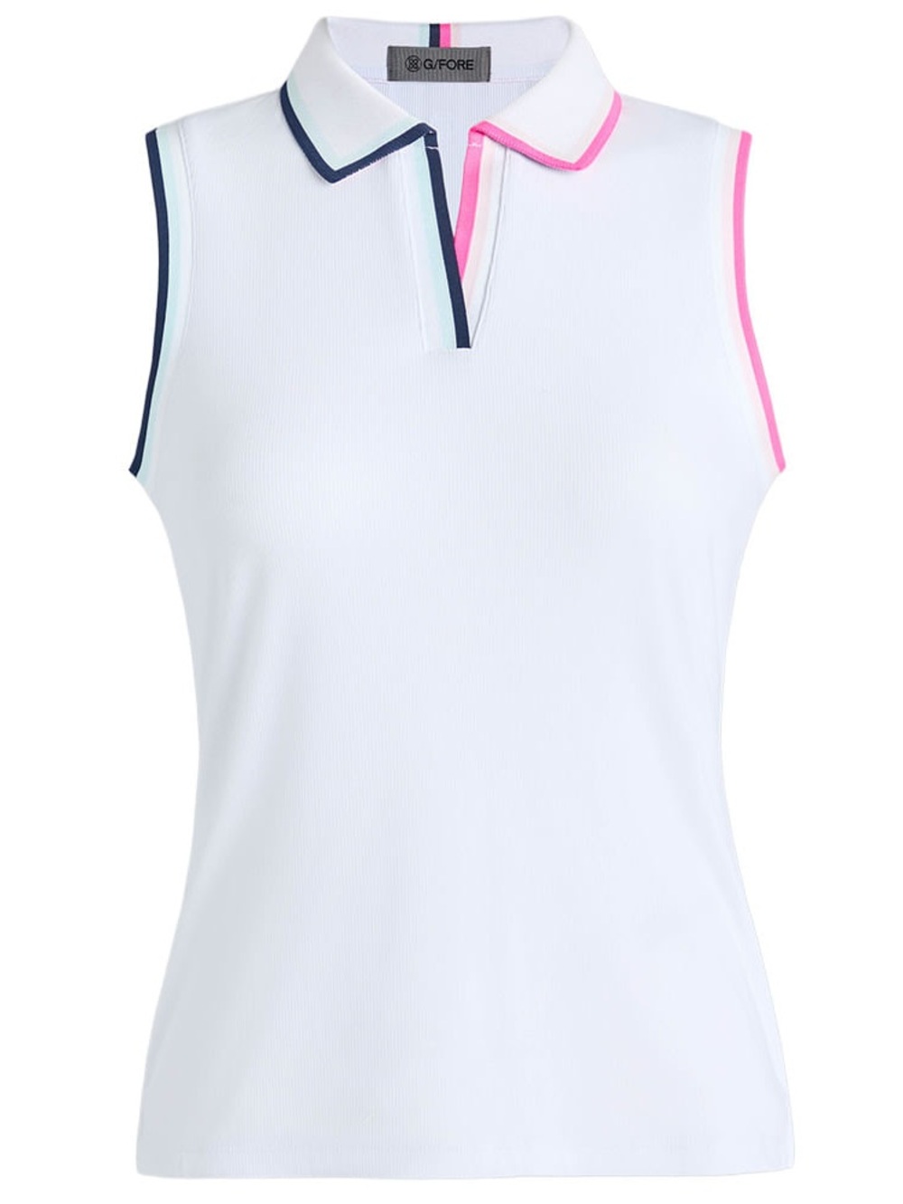 G/FORE Women's Tech Nylon Rib Sleeveless Polo